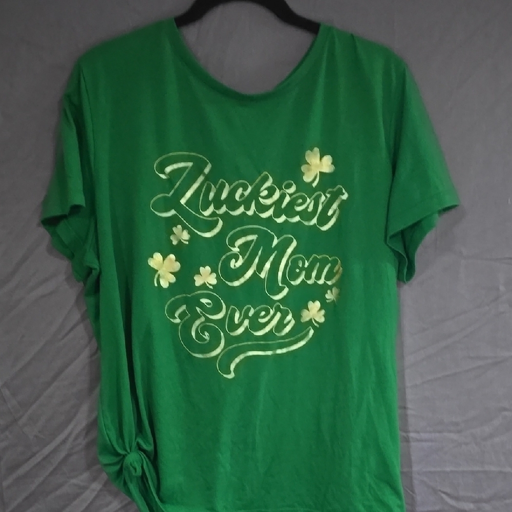 Green Graphic Relaxed T-Shirt